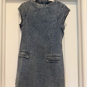 Fresh Horizons Denim Mini Dress
